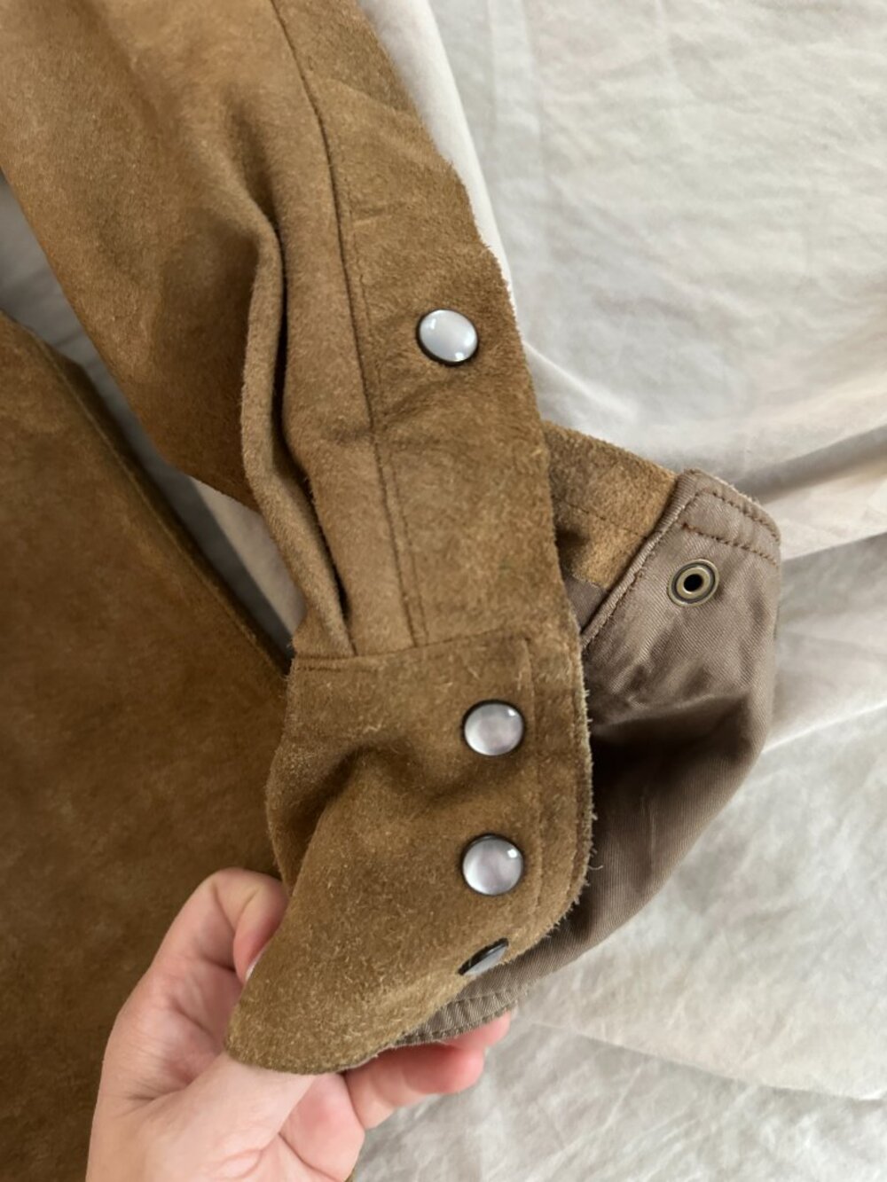 Ralph Lauren RRL Willett suede shirt jacket Size XS (Women) - Picture 5 of 8